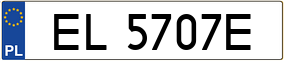 Truck License Plate